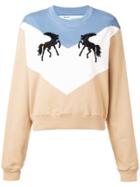 Off-white Twisting Horses Sweater - Nude & Neutrals