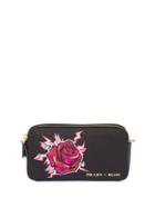 Prada Printed Saffiano Leather Mini-bag - Black