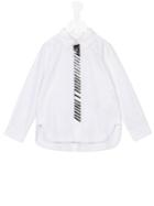 John Galliano Kids Logo Placket Shirt, Boy's, Size: 6 Yrs, White