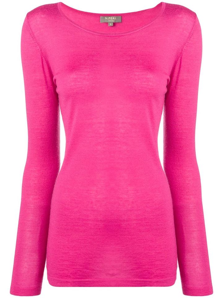 N.peal Slim-fit Pullover - Purple