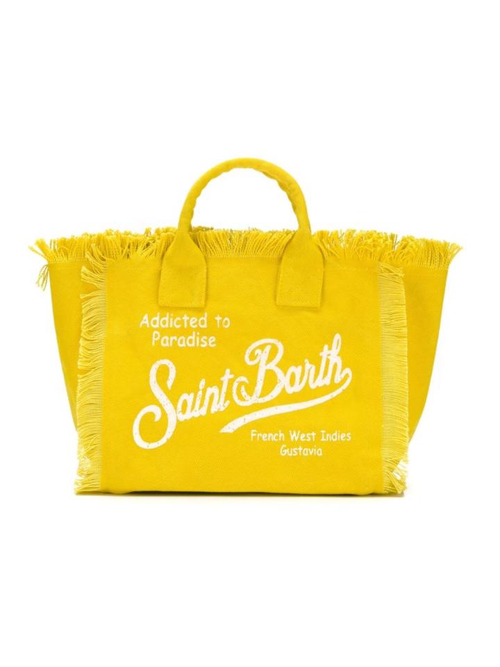 Mc2 Saint Barth Kids Vanity Beach Bag, Girl's, Yellow/orange