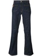 Walter Van Beirendonck Vintage Flared Jeans, Men's, Size: 32, Blue
