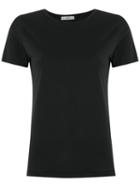 Egrey Round Neck T-shirt, Women's, Size: Medium, Black, Cotton