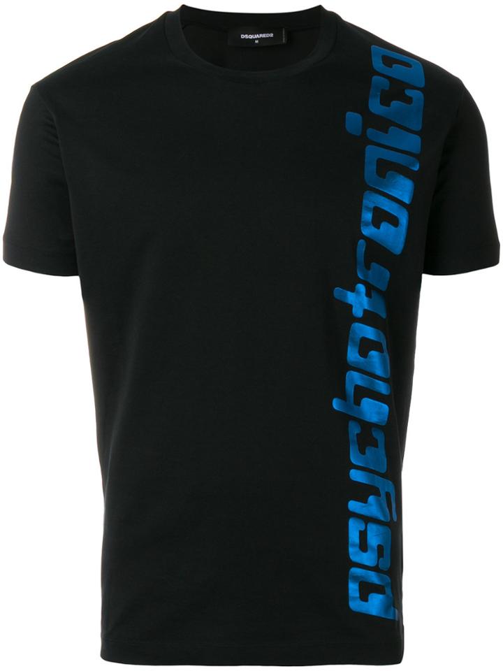 Dsquared2 Psychotronico Print T-shirt - Black
