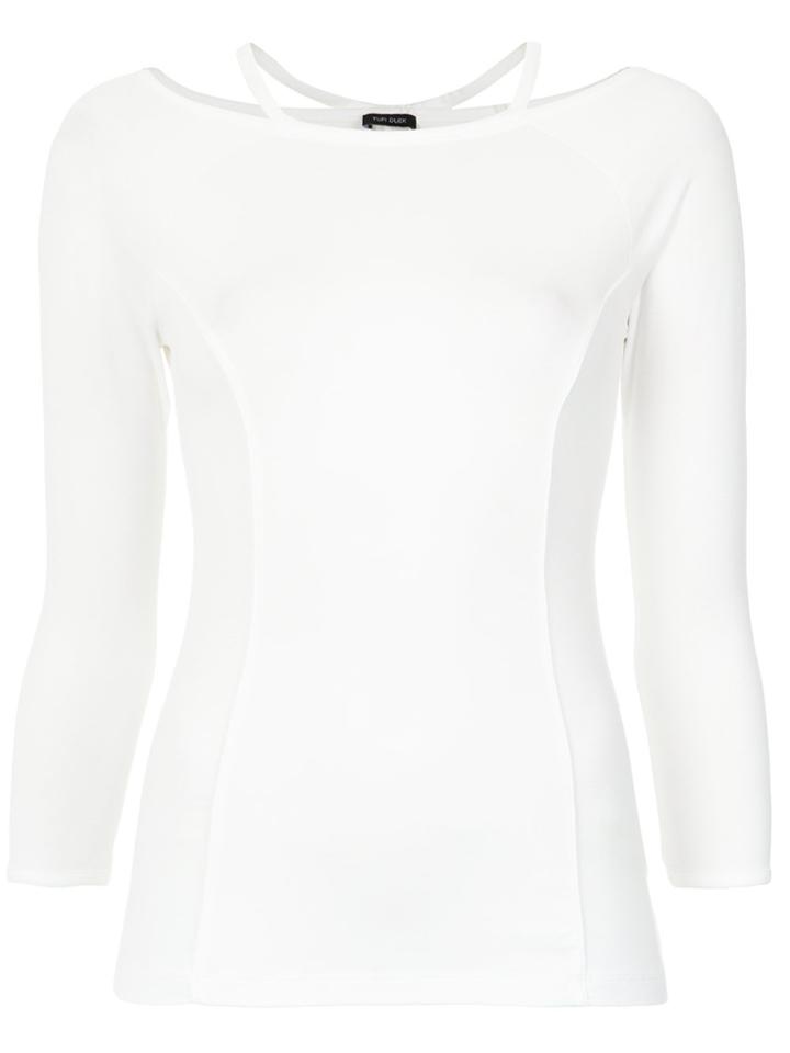 Tufi Duek Panelled Blouse - White