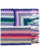 Missoni - Zig Zag Crochet Knit Scarf - Women - Cotton - One Size, Cotton