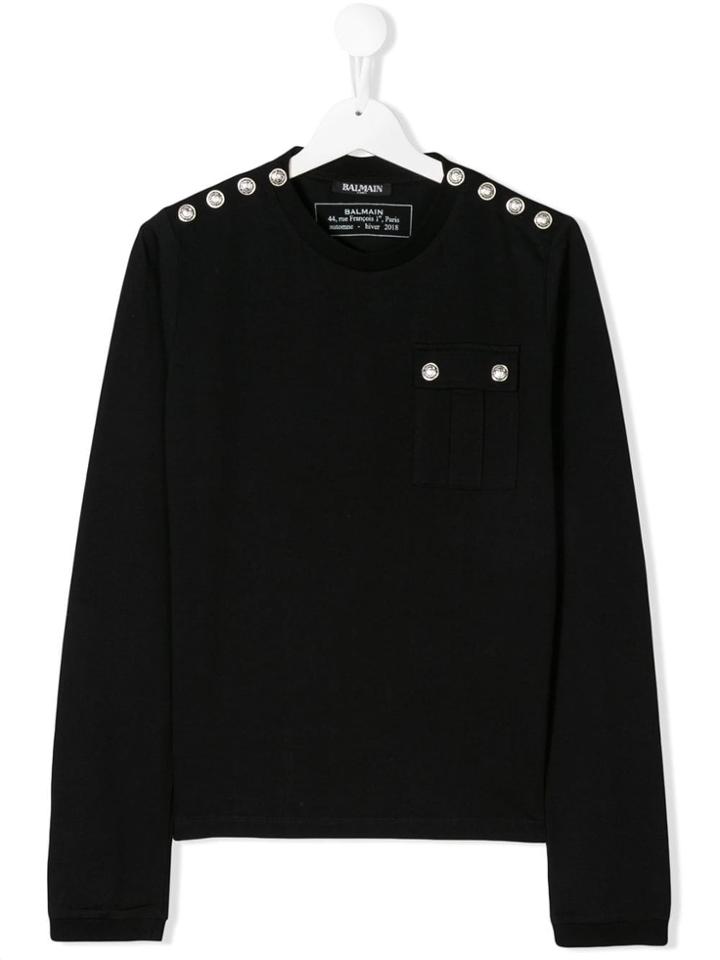 Balmain Kids W8e8022j055176t0 - Black