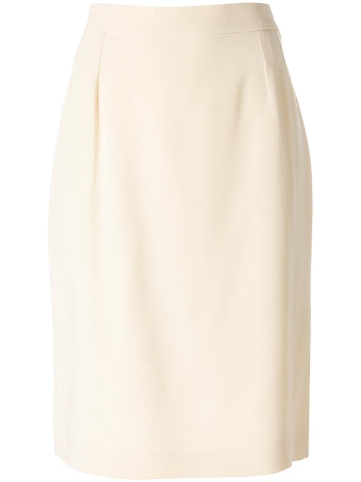 Yves Saint Laurent Vintage Straight Skirt - Nude & Neutrals
