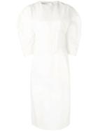 Aleena Dress - Women - Cotton/linen/flax/polyamide - 40, White, Cotton/linen/flax/polyamide, Stella Mccartney