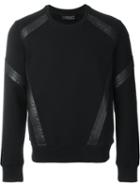 Belstaff Leather Trim Sweatshirt