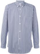 Comme Des Garçons Shirt Button Down Collar Striped Shirt