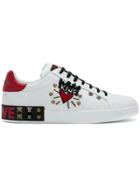 Dolce & Gabbana King Of Love Sneakers - White