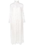 Adam Lippes Lace Midi Dress - White