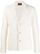 Altea Spread Collar Cardigan - White