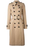 Burberry 'the Kensington' Long Heritage Trench Coat, Women's, Size: 40, Nude/neutrals, Cotton/cupro