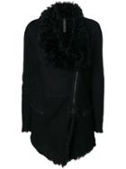 Giorgio Brato Asymmetric Zipped Jacket - Black