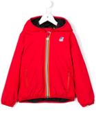 K Way Kids Waterproof Down Jacket, Boy's, Size: 12 Yrs, Red