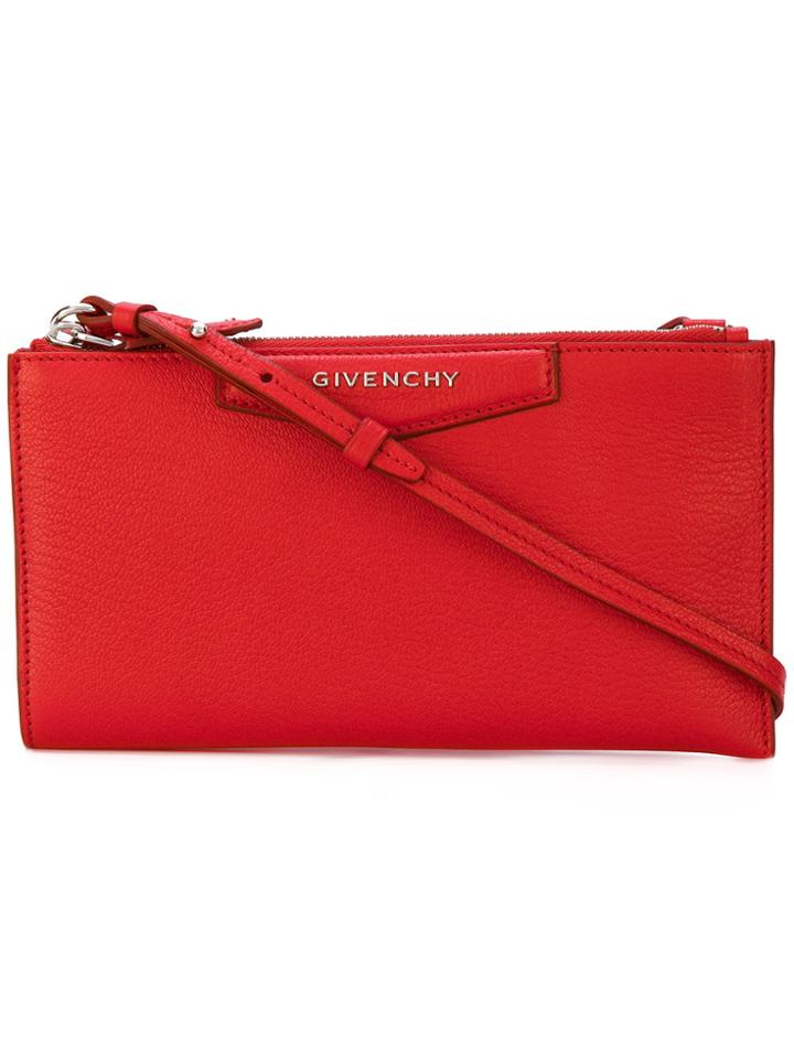 Givenchy Antigona Cross Body Bag - Red