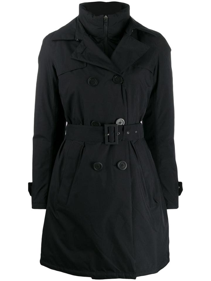 Herno Padded Trench Coat - Black
