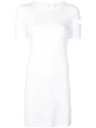 Helmut Lang Fitted Mini Dress - White