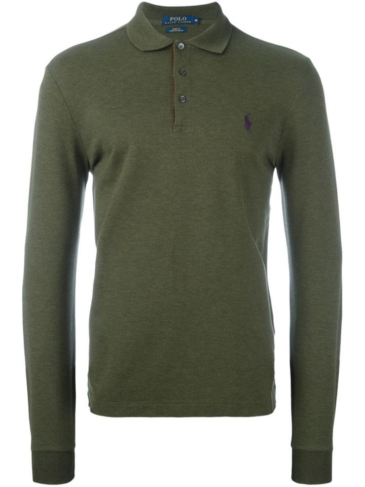 Polo Ralph Lauren Embroidered Logo Polo Shirt, Men's, Size: Xl, Green, Cotton/spandex/elastane