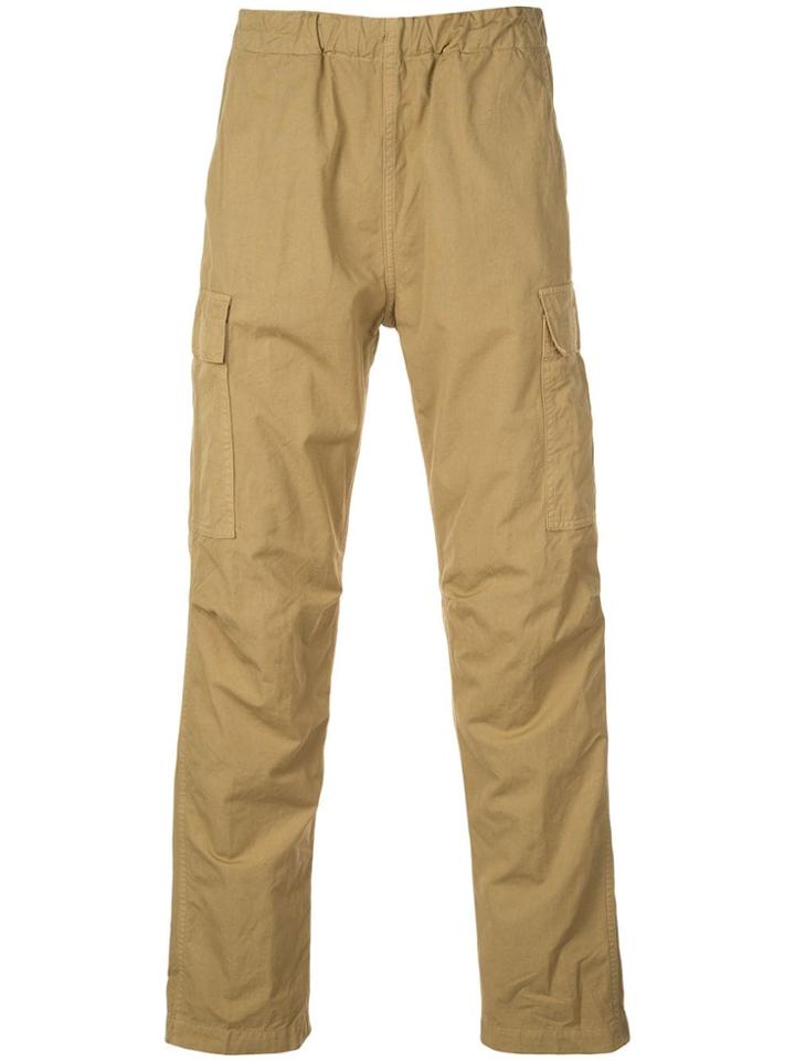 Orslow Pull-on Cargo Trousers - Brown