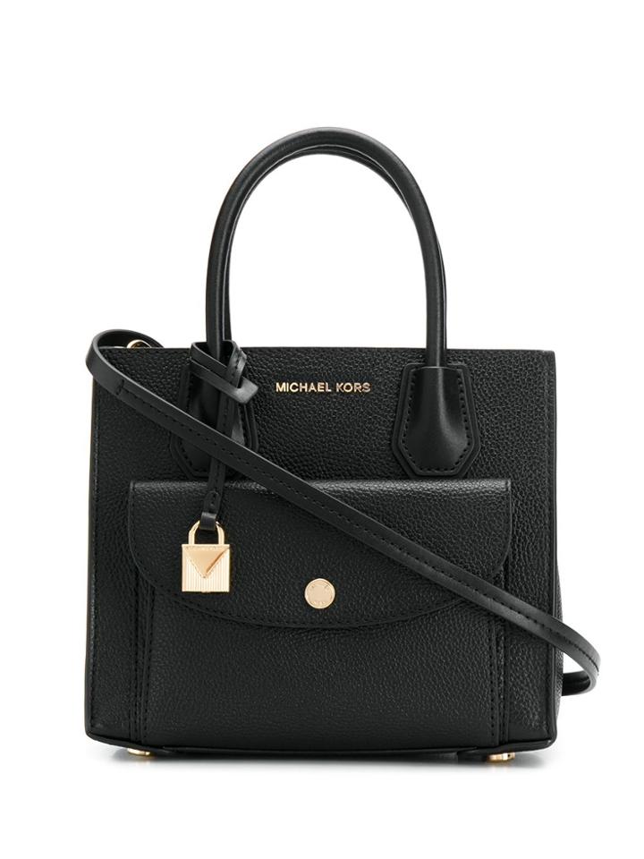 Michael Michael Kors Mercer Pocket Tote Bag - Black