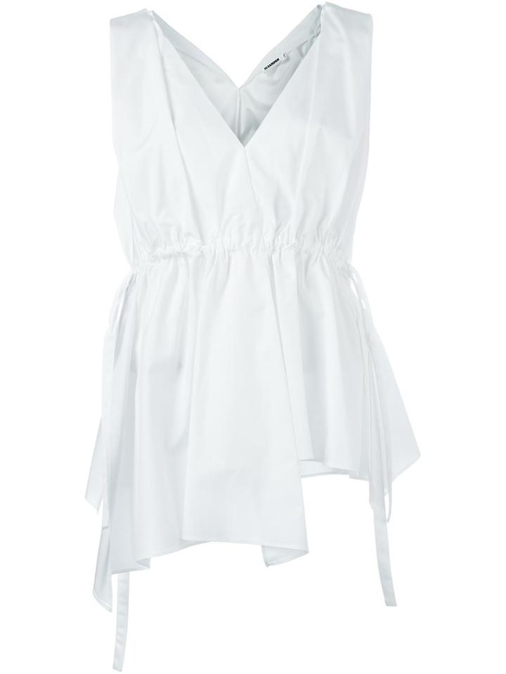 Jil Sander Sleeveless Drawstring Top