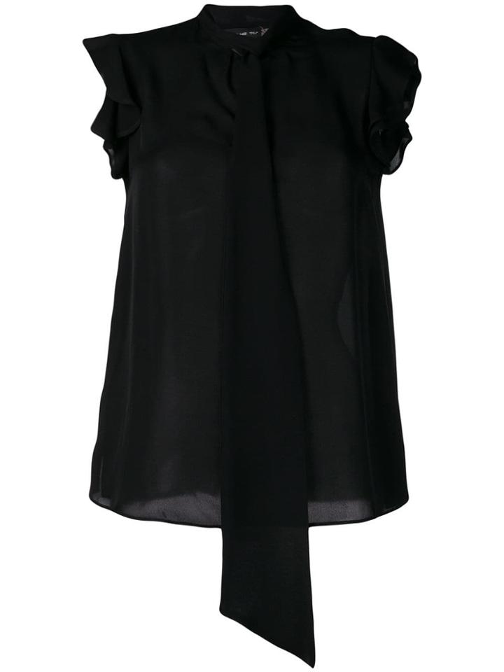 Etro Tie Blouse - Black
