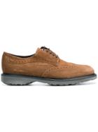 Salvatore Ferragamo Classic Lace-up Brogues - Brown