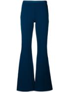 Won Hundred Flared Bell Bottom Stretch Trousers - Blue