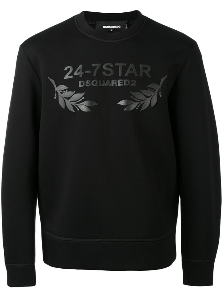 Dsquared2 Logo Printed Sweatshirt - Black