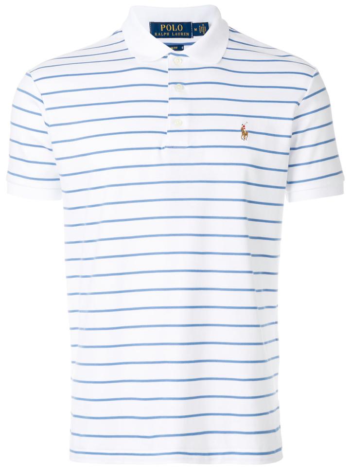 Polo Ralph Lauren Striped Polo Shirt - White