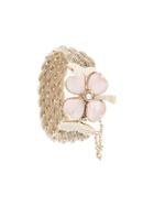 Goossens Trèfle Braided Bracelet - Pink