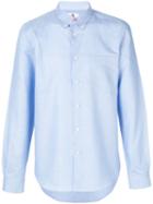 Ps By Paul Smith - Button-down Shirt - Men - Cotton/linen/flax - M, Blue, Cotton/linen/flax
