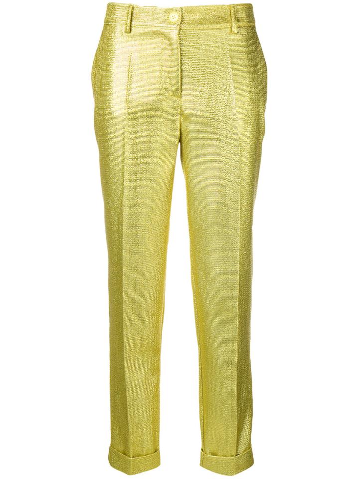P.a.r.o.s.h. Slim Fit Trousers - Yellow & Orange