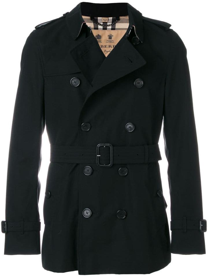 Burberry The Sandringham - Short Trench Coat - Black