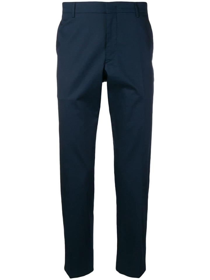 Prada Side Strap Trousers - Blue