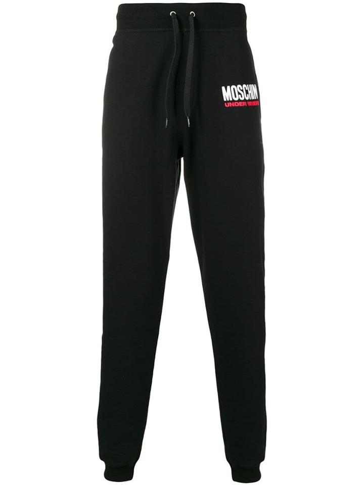 Moschino Loose Track Trousers - Black