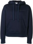Ami Alexandre Mattiussi Hoodie With Ami Paris Embroidery - Blue