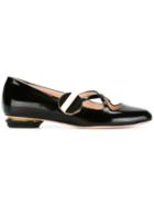 Nicholas Kirkwood 'liz Carnaby' Ballerinas - Black