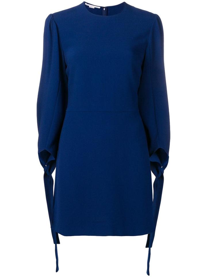 Stella Mccartney Tie Cuff Dress - Blue