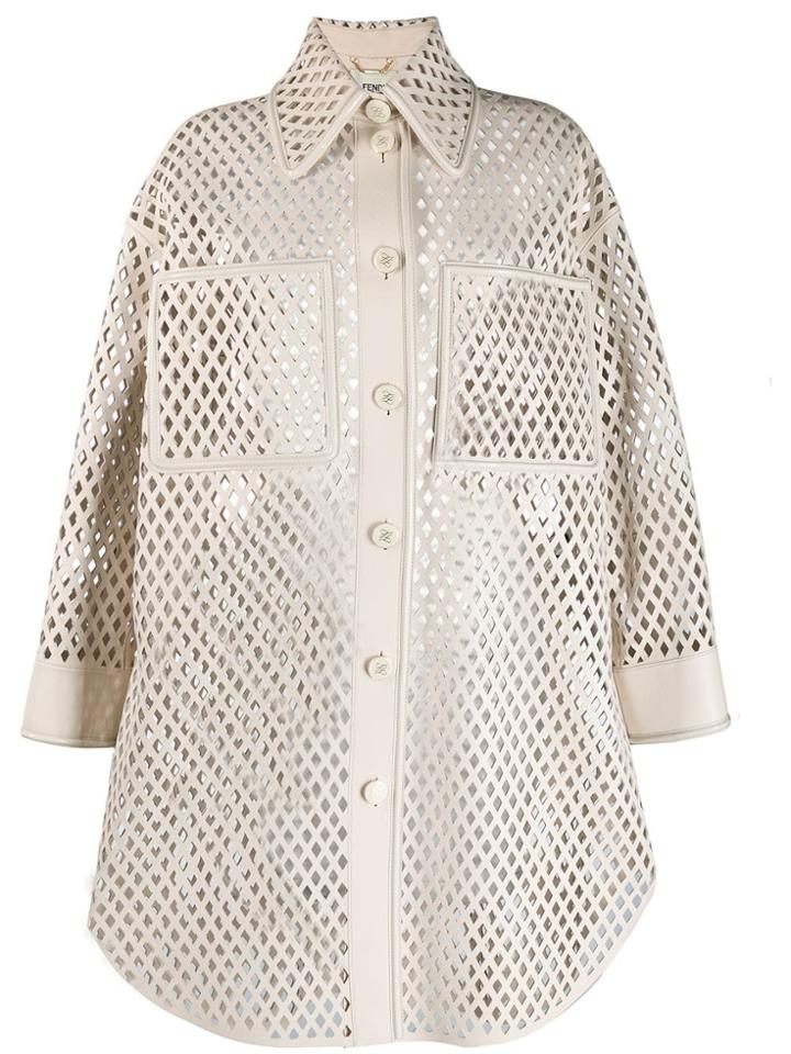 Fendi Straight-cut Coat - Neutrals