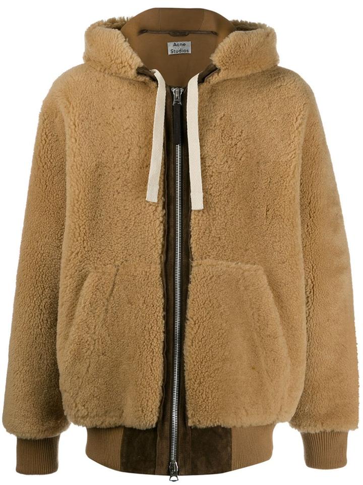 Acne Studios Shearling Jacket - Neutrals
