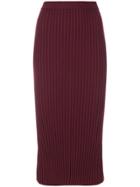 Joseph Fitted Pencil Skirt - Red