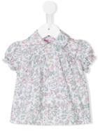 Amaia - Floral Print Buttoned Blouse - Kids - Cotton - 12 Mth, White