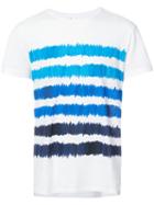 Orlebar Brown - Sammy Painted Stripe T-shirt - Men - Cotton - S, White, Cotton