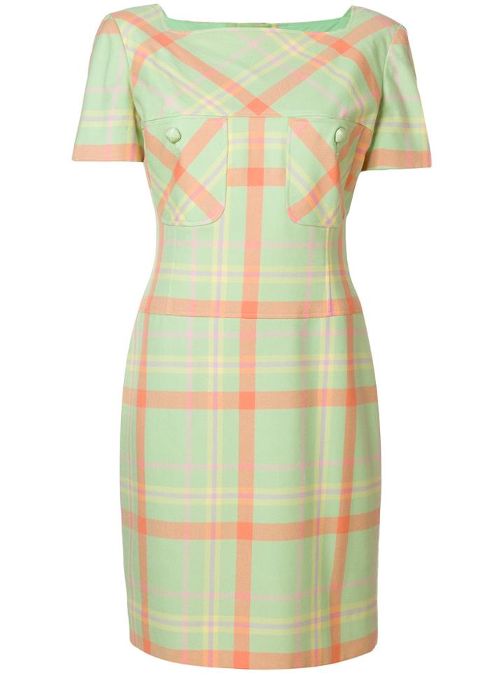 Valentino Vintage Mid-length Shift Dress - Green
