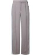Guild Prime Flared Sports Stripe Trousers - Brown