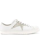 Kazuyuki Kumagai Star Motif Sneakers - White